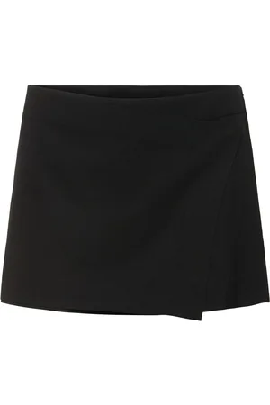 St Agni Stretch Wool Wrap Shorts
