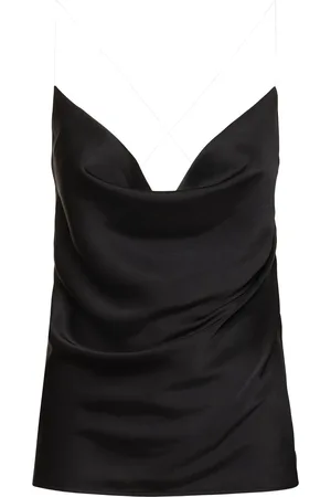 Y / PROJECT Invisible Strap Satin Slip Top
