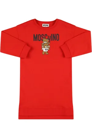 Moschino Printed Cotton Sweat Dress