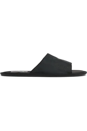 The Row 10mm Frances Satin Slide Sandals