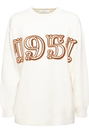 Max Mara Fido Wool & Cashmere Knit Logo Sweater