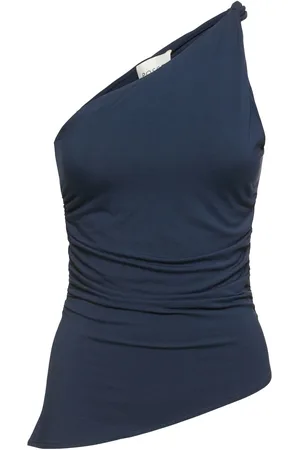 POSSE Sasha One-shoulder Jersey Top