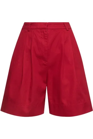 POSSE Wesley High Waist Cotton Shorts