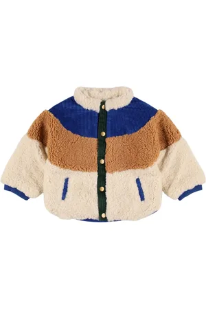 Louise Misha Color Block Teddy Jacket