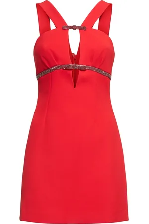 Self-Portrait Crepe Mini Dress