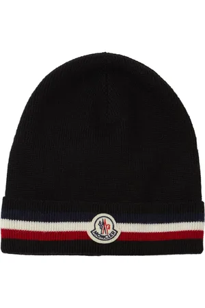 Moncler Tricolor Virgin Wool Beanie
