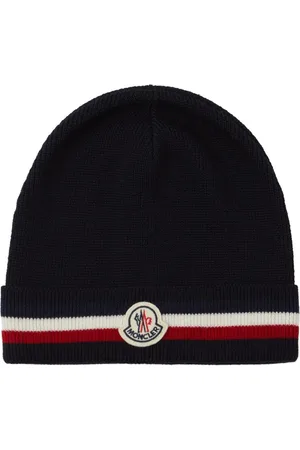 Moncler Tricolor Virgin Wool Beanie