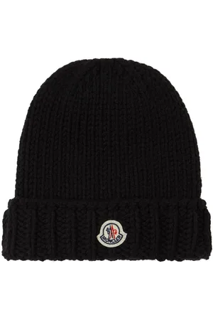 Moncler Logo Virgin Wool Beanie