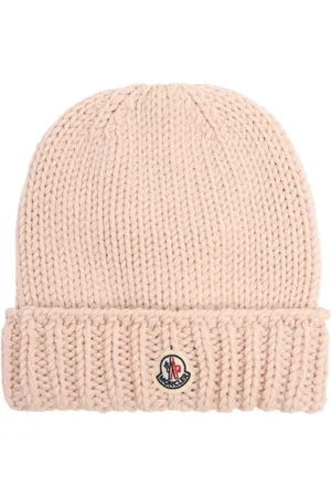 Moncler Logo Virgin Wool Beanie