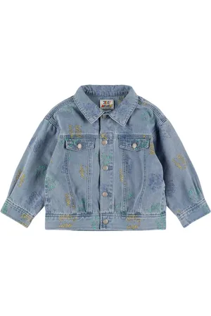 Jelly Mallow Printed Cotton Denim Jacket