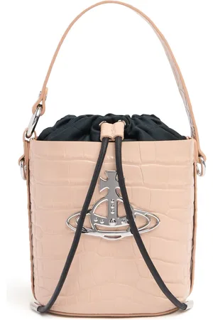 Vivienne Westwood Daisy Saffiano Leather Bucket Bag