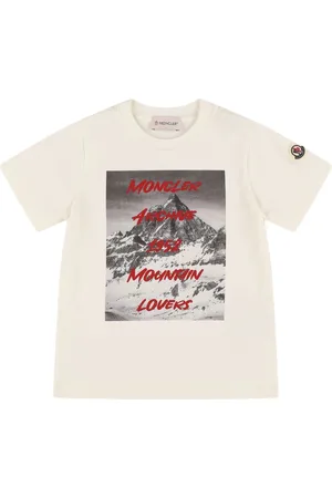 Moncler Logo Cotton Jersey T-shirt