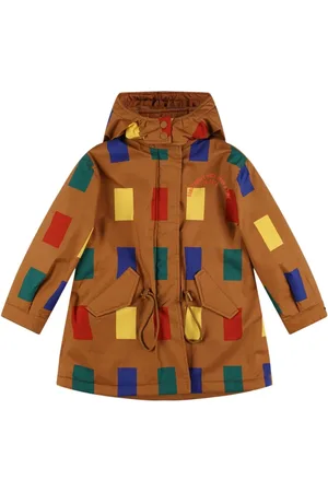 Bobo Choses Printed Cotton Blend Hooded Parka