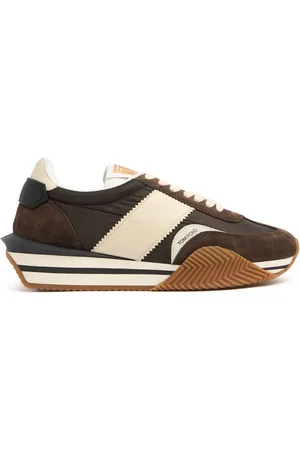 Tom Ford Suede & Tech Low Top Sneakers