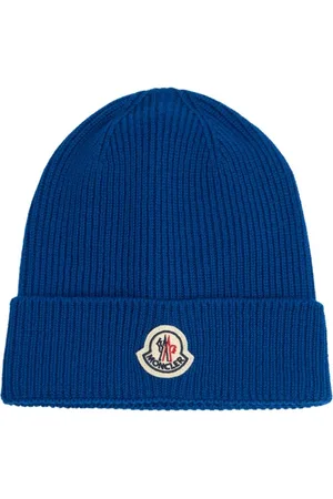 Moncler Logo Virgin Wool Beanie