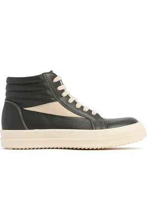 Rick Owens Vintage Leather High Lace-up Sneakers