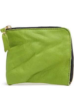 Comme des Garçons Washed Leather Zip Wallet
