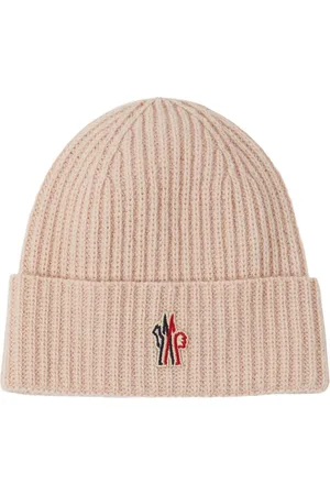 Moncler Logo Virgin Wool Beanie