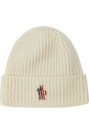Moncler Logo Virgin Wool Beanie