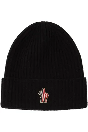 Moncler Logo Virgin Wool Beanie