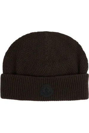 Moncler Logo Carded Wool Beanie
