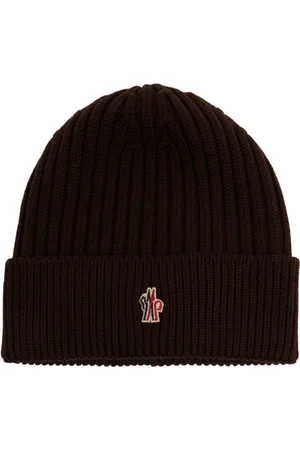 Moncler Ribbed Knit Virgin Wool Beanie