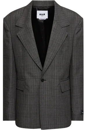 Msgm Single Breast Wool Jacket
