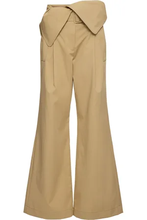 J.W.Anderson Twill Fold-over Flared Trench Pants