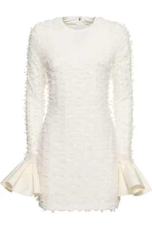 ROTATE Bow Long Sleeve Mini Dress