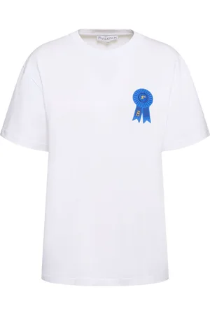 J.W.Anderson Jersey Rosette Patch Back Print T-shirt