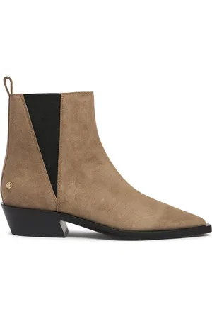 ANINE BING 35mm Bekah Suede Flat Boots