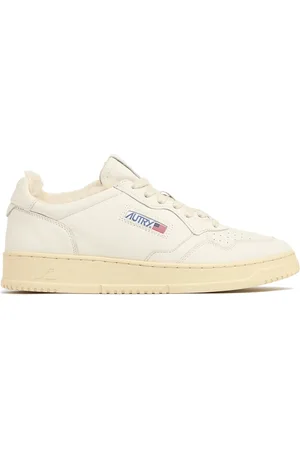 Autry Shearling-lined Medalist Sneakers