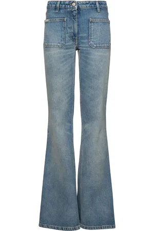 Courrèges Denim Low Rise Bootcut Jeans