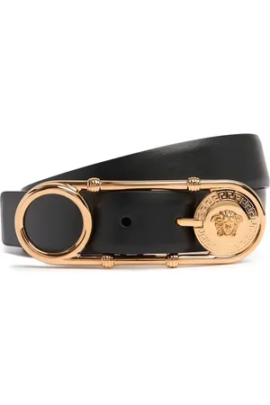 VERSACE 30mm Leather Belt