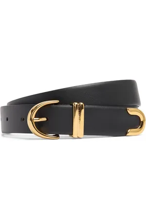 Khaite Bambi Skinny Smooth Leather Belt