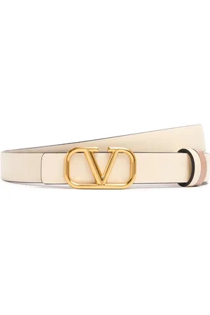 VALENTINO GARAVANI 2cm Reversible Vlogo Leather Belt