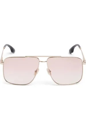 Victoria Beckham V Line Metal Sunglasses