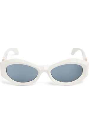 VERSACE Oval Acetate Sunglasses