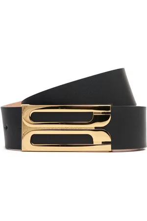 Victoria Beckham Jumbo Frame Smooth Leather Belt