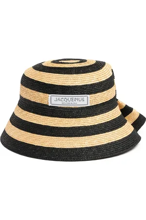 Jacquemus La Chapeau Vela Raffia Bucket Hat