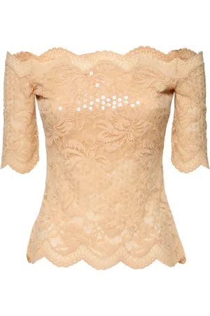 Paco rabanne Sequined Dentelle Brodé Top
