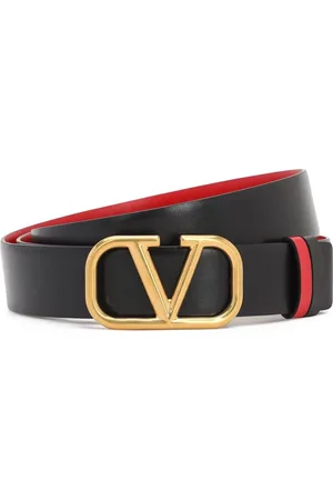 VALENTINO GARAVANI 30mm Reversible Vlogo Leather Belt
