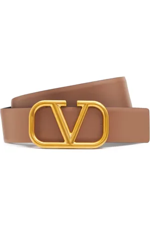 VALENTINO GARAVANI 4cm Vlogo Reversible Leather Belt