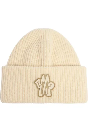Moncler Monogram Virgin Wool Beanie