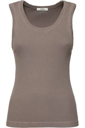 AGOLDE Poppy Cotton Blend Jersey Tank Top
