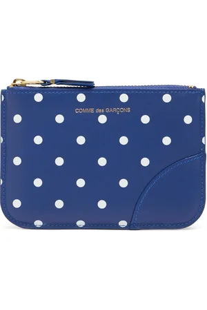 Comme des Garçons Dot Printed Leather Zip Wallet