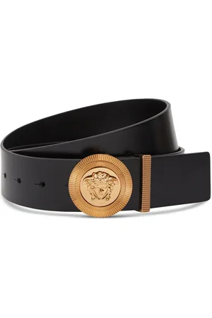 VERSACE 4cm Medusa Leather Belt