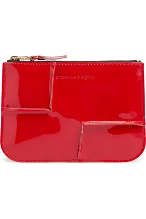 Comme des Garçons Reversed Hem Patent Zip Wallet