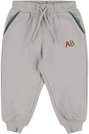 Mini Rodini Abc Embroidery Organic Cotton Sweatpants