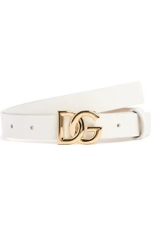 Dolce & Gabbana Logo Patent Leather Belt